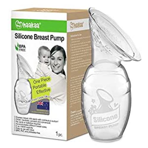 Amazon.com : Haakaa Manual Breast Pump 4oz/100ml, New Style : Baby