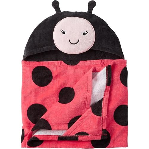 Baby Bath Towel Hooded (Multiple Styles) (Ladybug)
