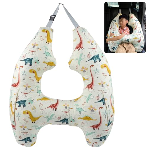 Car Pillow for Kids,H-Shape Travel Pillow for Child Sleeping Neck Shoulder Support Car Seat Pillow A Sleeping Artifact Suitable for Road Trips of Adults and Children Travel Pillow for Kids