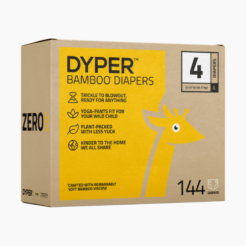 DYPER Bamboo Viscose Baby Diapers - Size 4, 6