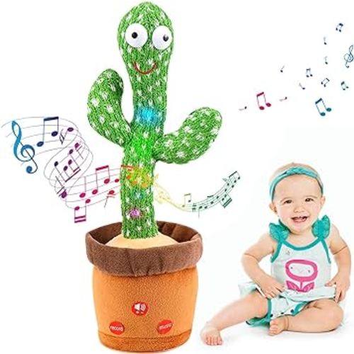 Emoin Dancing Cactus Crawling Baby Toys Gifts 3 4 5 6 7 8 9 10 11 12 Babies Boy Girl 3-6 Learning Walking Toddler 36 Months Music Development Toy Birthday Gift