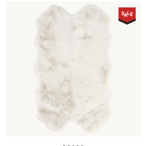 Waverly Quarto Faux Sheepskin Pelt Plush Cloud Washable Rug | Off Whit – Rugs USA