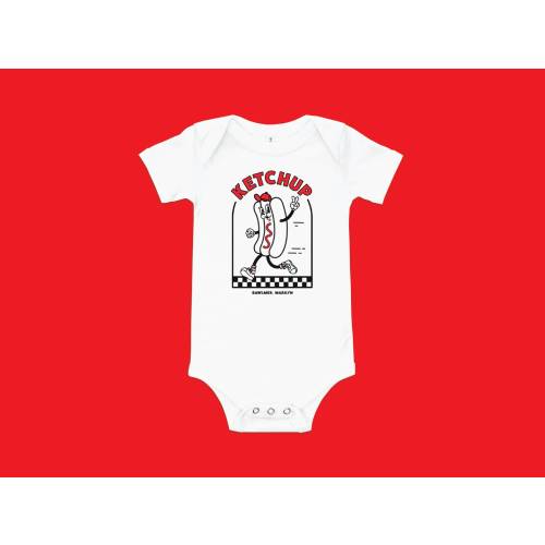 Ketchup Toddler T-Shirt | Hot Dog Race, Baltimore Orioles, Cute Baby Onesies