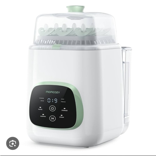 Momcozy KleanPal Pro Baby Bottle Washer, Sterilizer & Dryer - All-in-One Cleaning Machine for Bottles, Pump Parts & Baby Essentials - Time-Saving & Effortless Care