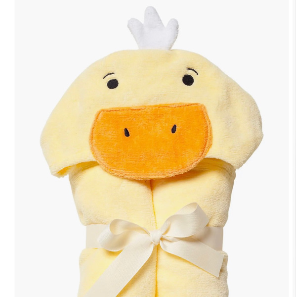 Terry Velour Hooded Duck Towel