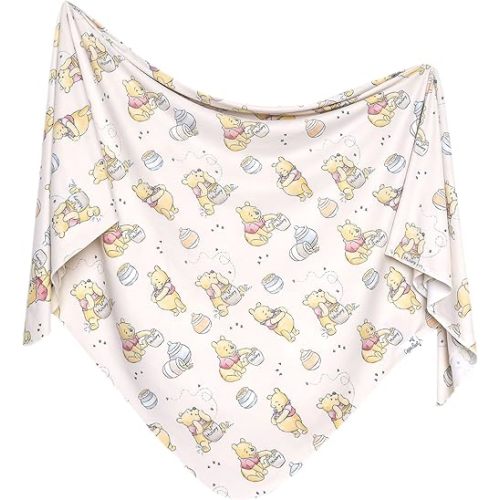 Copper Pearl Large Premium Knit Baby Swaddle Receiving Blanket Hunny