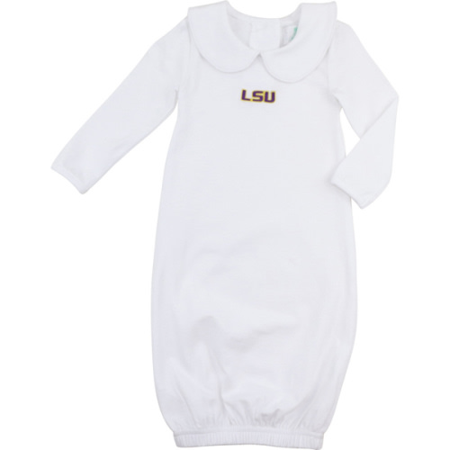 Officially Licensed Knit LSU Baby Gown – Cecil & Lou