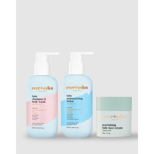 Baby Shampoo Gift Set | Evereden | Baby Skin Care Gift Set