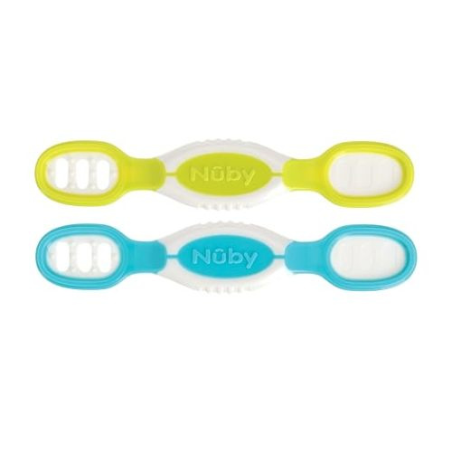 Nuby Dip & Scoop Spoons, 2 pk, Neutral