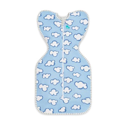 Love to Dream Swaddle UP, Baby Sleep Sack, Self-Soothing Swaddles for Newborns, Improves Sleep, Snug Fit Helps Calm Startle Reflex, New Born Essentials for Baby, 1.0 TOG, 5-8.5 lbs, Daydream Blue