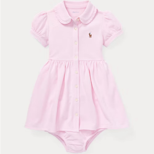 Knit Mesh Oxford Dress & Bloomer | Ralph Lauren
