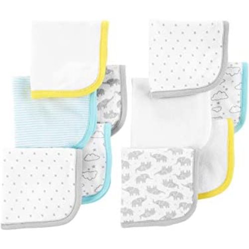 Simple Joys by Carter's Unisex Babies' Washcloth Set, Pack of 10
