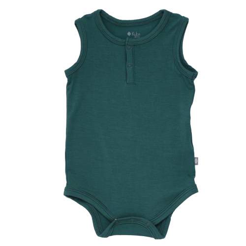 Sleeveless Bodysuit in Emerald