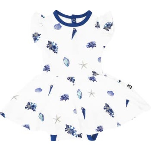 Kyte BABY Royal Shell Stretch Skirted Romper | Nordstromrack
