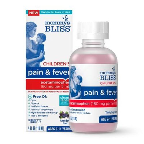 Mommy's Bliss Children's Pain & Fever Acetaminophen - 4 fl oz