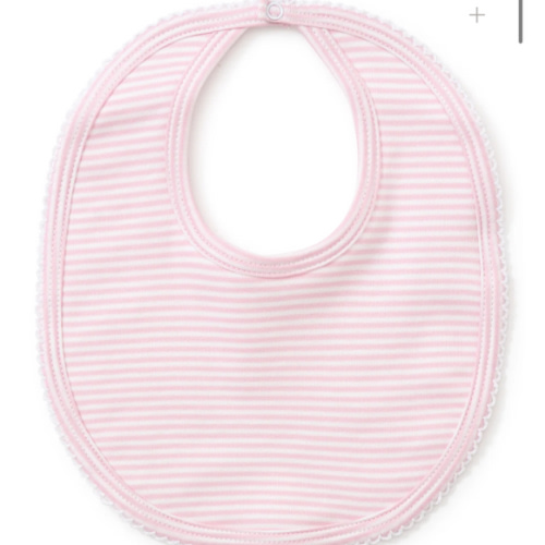 Simple Stripes Pink Bib