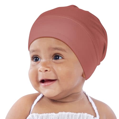 OLESILK Silk Baby Bonnet for 0-6 Months - 100% Mulberry Silk Toddler Hair Bonnet, Adjustable Night Cap for Sleeping