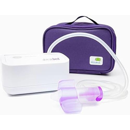 Electric Baby Nasal Aspirator | The NozeBot by Dr. Noze Best | Nasal Vacuum with Travel Bag