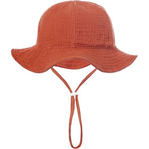 Baby Sun Hat Toddler Infant Cap Kid Beach Hats Swimsuit with UPF 50+ Protective Sunscreen Newborn Bucket Hat for Boys Girls