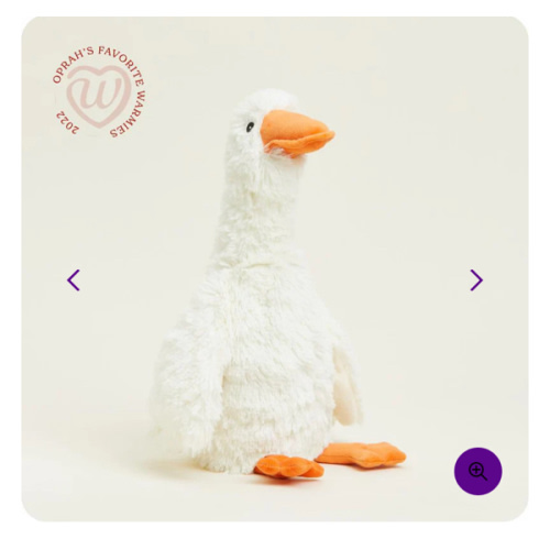 Warmies Goose Stuffed Animals | Weighted Goose Plush