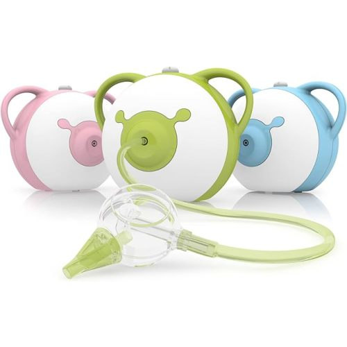 Nosiboo Pro Baby Electric Nasal Aspirator/Nose Sucker - 110V Nose Cleaner - Adjustable Nose Suction Power (Green) - green