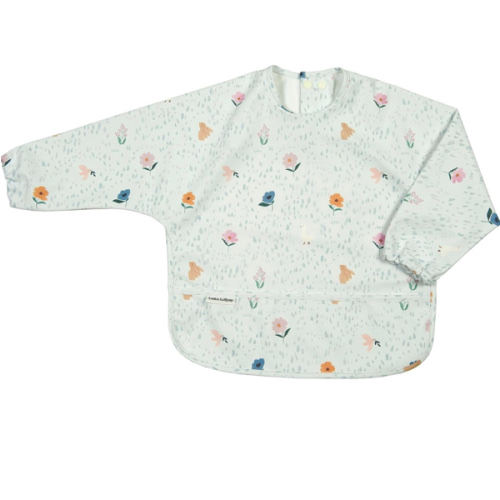 Loulou Lollipop Long Sleeve Waterproof Smock Bib - Ditsy Floral