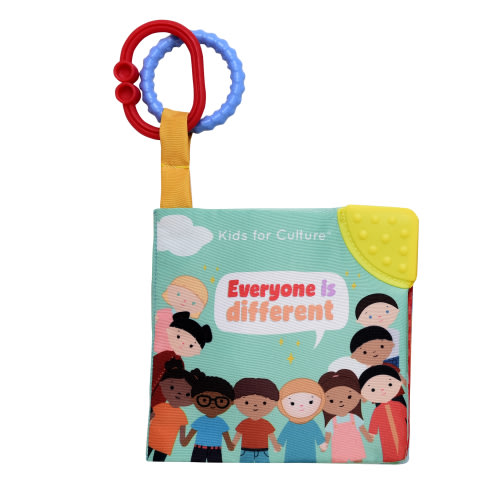 Kids for Culture Soft Activity Baby Book with Teethers and Travel Clip