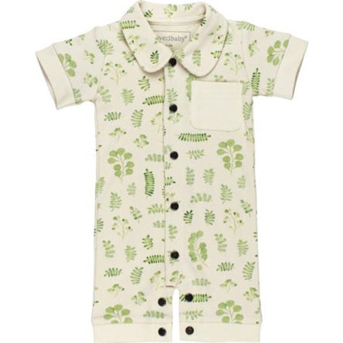 Print Organic Cotton Pocket Romper