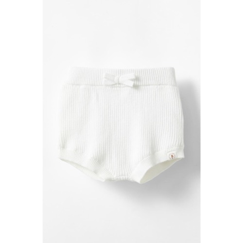 Nordstrom | Knit Bloomers - White, 0-3M