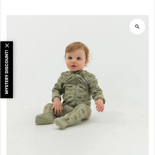 Baby Zip Up - Flying Ducks Green – BURLEBO