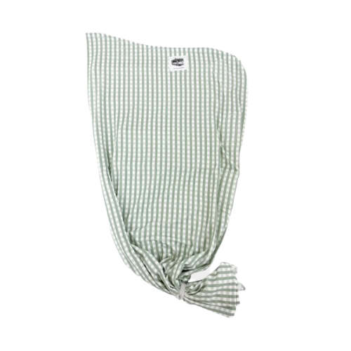 Gingham Swaddle - Blue