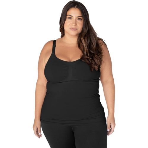 Kindred Bravely Sublime Pumping & Nursing Tank Tops, Hands Free, Adjustable Pumping Bra with Easy Clip for All Breast Pumps