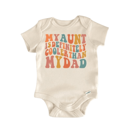 Auntie Aunt - Baby Boy Girl Clothes Infant Bodysuit Funny Cute Newborn