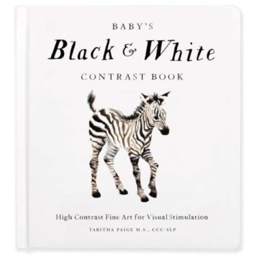 Baby's Black & White Contrast Book (with realistic animal images)
