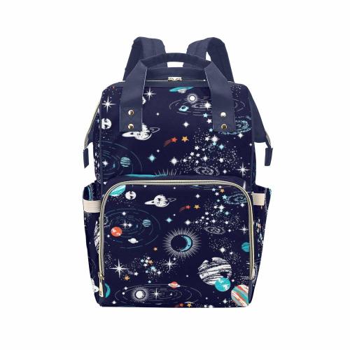 Nebula Outer Space Diaper Bag Nappy Bag Nursing Baby Bags Mommy Backpack Casual Travel Bag for Mom Girl Gifts