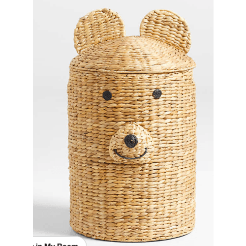 Bear Woven Kids Hamper with Handles