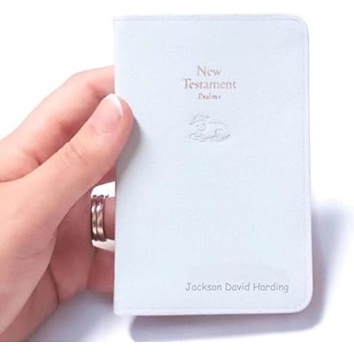 Personalized Engraved Baby Bible (Blue)