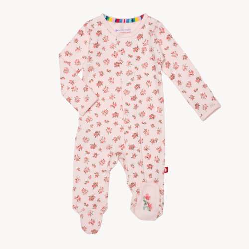 bouquet de fleurs organic cotton magnetic parent favorite footie – Magnetic Me