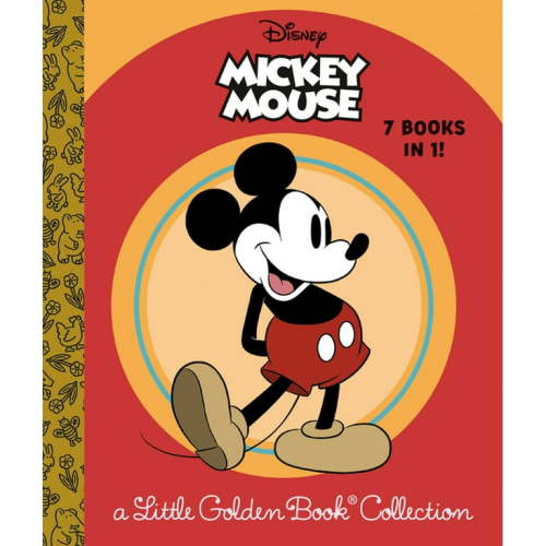 Little Golden Book Disney Mickey Mouse: A Little Golden Book Collection (Disney Mickey Mouse), (Hardcover)