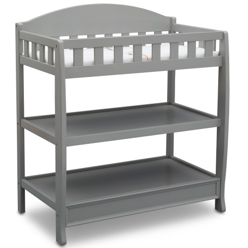 Free Shipping! Delta Children Wilmington Changing Table with Pad, Grey