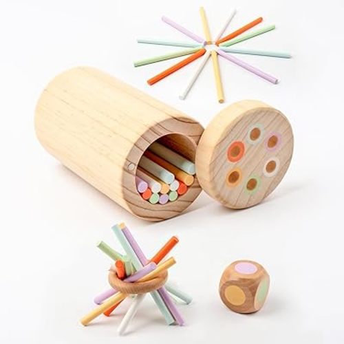Busy Montessori Toys for Babies 6 Months to 3 Years - Wooden Sensory Motor Skills Developmental Toys for 1 to 3 Year Olds