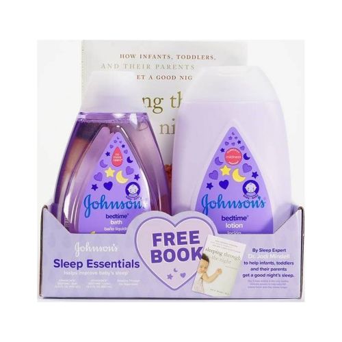 Johnson's Sleep Essentials 2 Piece Giftset with FREE Book