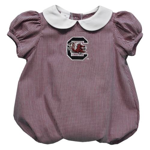 Girls Infant Vive La Fete Garnet South Carolina Gamecocks Puffy Bubble Dress