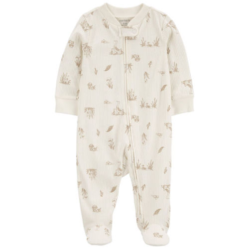 Carter's Baby Goose 2-Way Zip Thermal Sleep & Play Pajamas