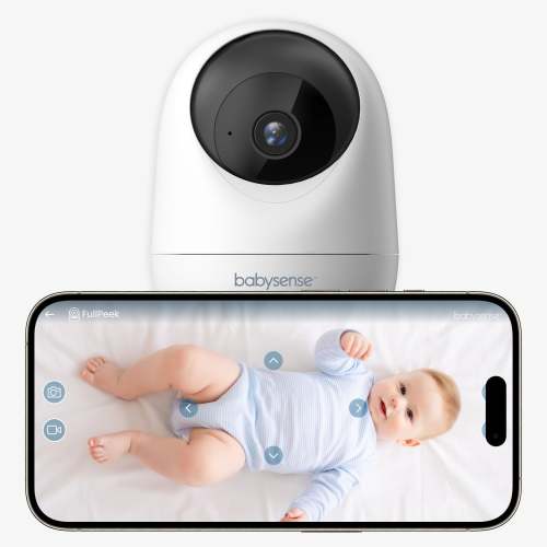 Babysense FullPeek Smart WiFi Baby Monitor with 3MP Super HD Camera
