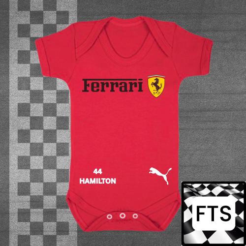 Red F1 Baby Babygrow Formula one Red Baby Bodysuit Formula One Baby Clothes Red F1  Baby gift