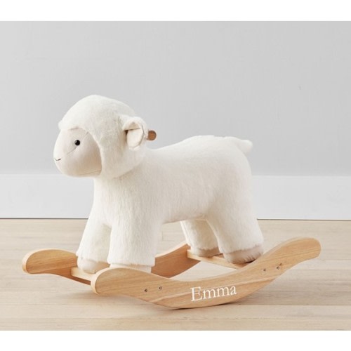 Pottery Barn Kids Lamb Critter Nursery Rocker