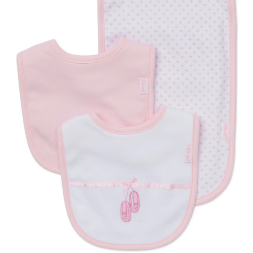 Prima Ballerina Bib & Burp Set