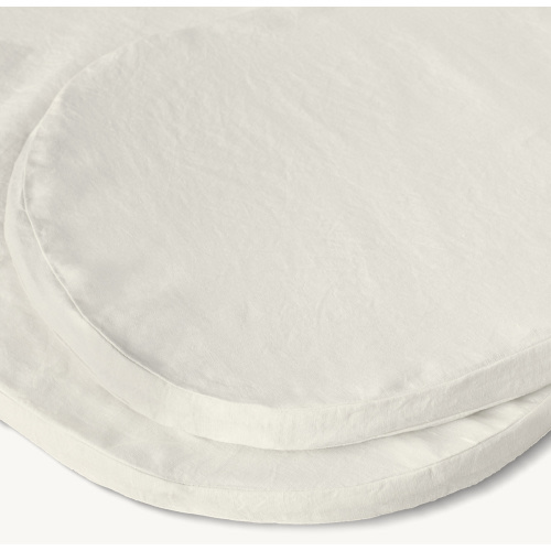 Washed Organic Linen Oval Bassinet Sheets (Set of 2) | RH Baby & Child