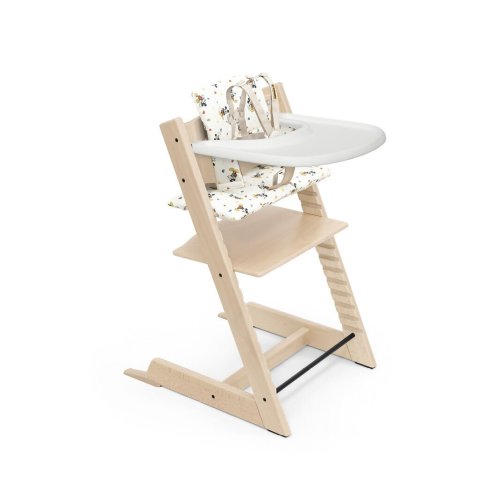Stokke Tripp Trapp Wood High Chair with Tray: Classic Scandinavian Design